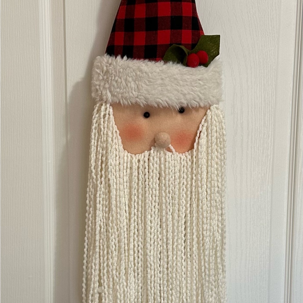Santa Head Decoration Wall Door Hanging